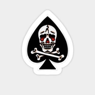 An ace of spades design. Sticker